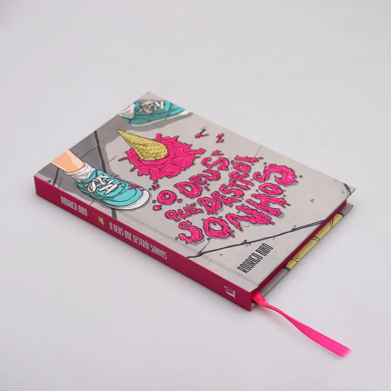 Capa do livro O Deus que destrói sonhos.